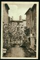 Isle sur sorgue derriere eglise carte postale ancienne