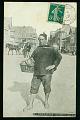 Berck Plage marchand de Coques carte postale ancienne