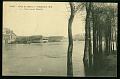Caen Quai Amiral Hamelin Crue carte postale ancienne