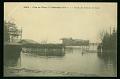 "Caen Tribunes du Cours Crue 1910 carte postale ancienne