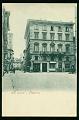 Banca Hotel Helvetia Firenze cartolina postale