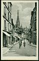 Mulhouse Rue des ecoles carte postale ancienne