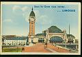 Limoges Sous la Gare vous verrez carte postale ancienne