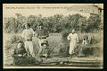 Valras Plage Femmes reparant les filets carte postale ancienne