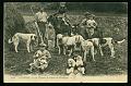 Lourdes Eleveur chiens de Montagne carte postale ancienne