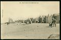 Bernieres sur mer Plage carte postale ancienne
