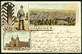 Aachen Kaserne Litho Heimatbeleg alte Ansichtskarte