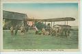 B�tgenbach Flugplatz Flugzeug alte Ansichtskarte Heimatbeleg