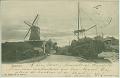 De Baarsjes Windmolen Amsterdam oude Ansichtkaart