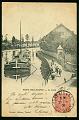 Port-sur-Saone Pecheur Peniche Canal carte postale ancienne