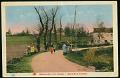 Morterolles Route de la Traverse carte postale ancienne
