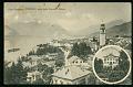 Pallanza Pensione STRAUSS cartolina postale