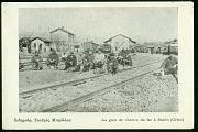 Brallo La gare Chemin de fer carte postale ancienne Grece