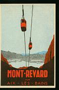 Aix les Bains Art Deco telecabine carte postale ancienne