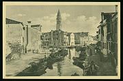 Burano Canale lungo Cartolina postale