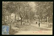 Foix Allee de Villotte carte postale ancienne