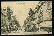 Le Mans Avenue thiers carte postale ancienne