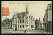 Nevers Caisse d Epargne Eglise carte postale ancienne