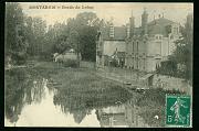 Montargis Bords du Loing carte postale ancienne