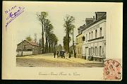Evreux Route de Caen carte postale ancienne