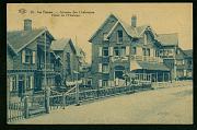 La Panne HOTEL DE L HORLOGE carte postale ancienne