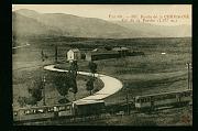 Font Romeu train jaune Col de la Perche carte postale ancienne