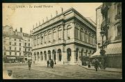 Lyon EDEN BAR Le Grand Theatre carte postale ancienne
