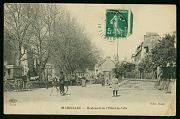 Marcillac Bd de l Hotel de Ville carte postale ancienne