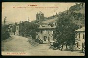 Combes Chateau Quartier du bas carte postale ancienne