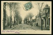 Romorantin Avenue de la Gare carte postale ancienne