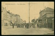 Bezons SALON DE LA SOCIETE carte postale ancienne