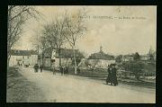 Cressensac La route de Souillac carte postale ancienne