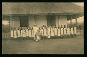 Pawa Croix Rouge Ecole Infirmiers carte postale ancienne