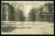 Batna Avenue de la Republique carte postale ancienne