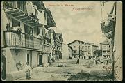 Fuenterrabia Bario de la Marina tarjeta postal antigua