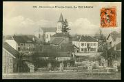 Le Valdahon Village carte postale ancienne