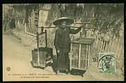 Hanoi Le Marchant de Soupe ambulant carte postale ancienne