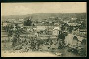 Arthez Jardins Pont carte postale ancienne