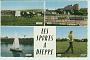 76 DIEPPE golf Tennis Yachting Hippisme carte postale ancienne