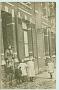 Carte postale photo enfants maison Laterne reverbere