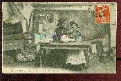 03 Types Auvergne lune de Miel Carte postale ancienne