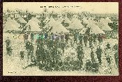 01 La Valbonne Ain Chasseurs Bivouac Carte postale ancienne