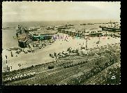 Alg�rie Oran gare maritime train Carte postale ancienne