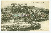 59 Denain bateau usine chemin de fer Carte postale ancienne