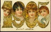 carte structurale souhaits sinc�res Carte postale ancienne