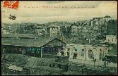 34 B�ziers Gare Chemin de fer wagon Carte postale ancienne