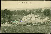 23 La Courtine La Gare wagon 1920 Carte postale ancienne