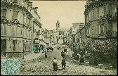 95 Pontoise Magasin avec Carte postale ancienne