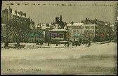 76 Rouen sur la neige Carte postale ancienne