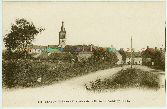 58 Cervon Route Corbigny 1920 Carte postale ancienne